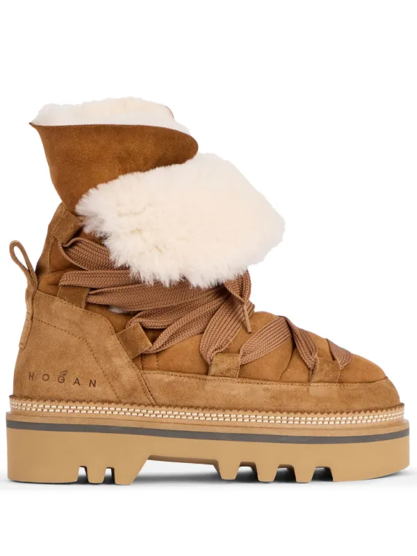 Hogan H675 Enkellaarzen | Bruin | FARFETCH NL