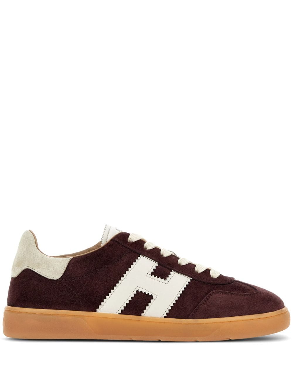 Hogan Cool Lace-up Suede Sneakers In Brown