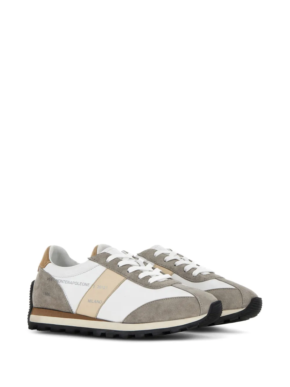 Hogan H671 sneakers met vlakken - Wit