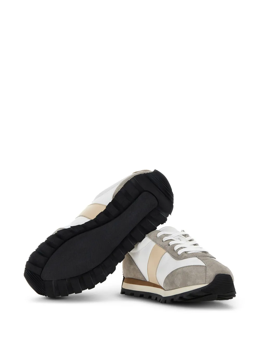 Hogan H671 panelled leather sneakers White