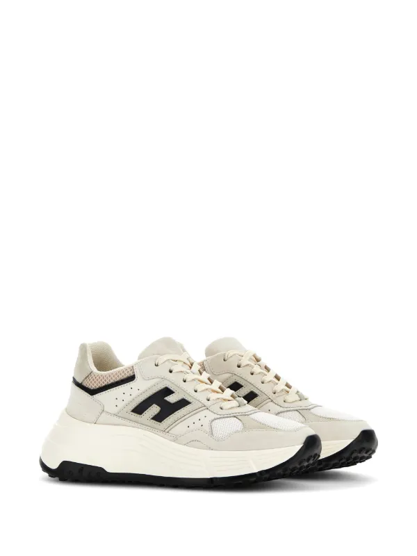 スニーカー H669 Sneakers - Hogan - Leather - White Hogan H669 lace-up Leather Shoes | Neutrals | FARFETCH GR