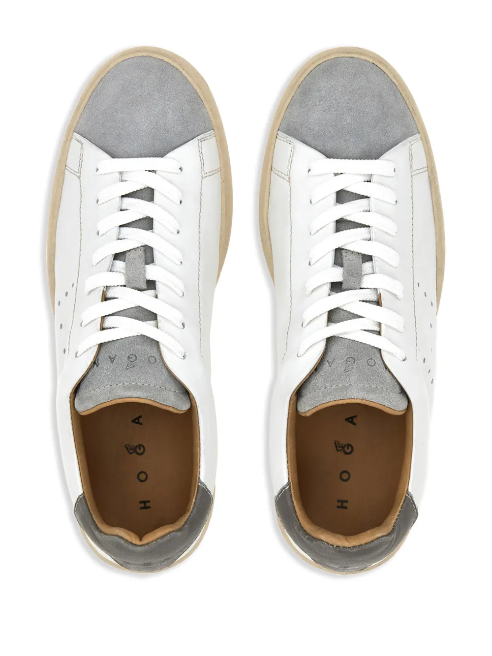 Hogan H672 leren sneakers Wit