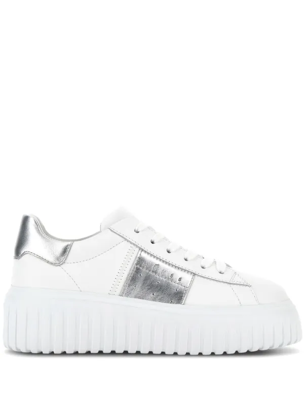 スニーカー Hogan H Stripes Lace-Up Sneakers 23524158_53583001_600.jpg