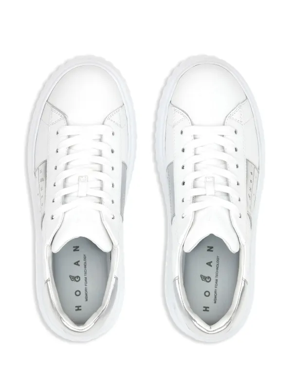 スニーカー Hogan H Stripes Lace-Up Sneakers 23524158_53583001_600.jpg