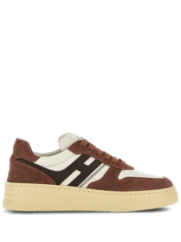 Hogan レザースニーカー | ブラウン | FARFETCH JP