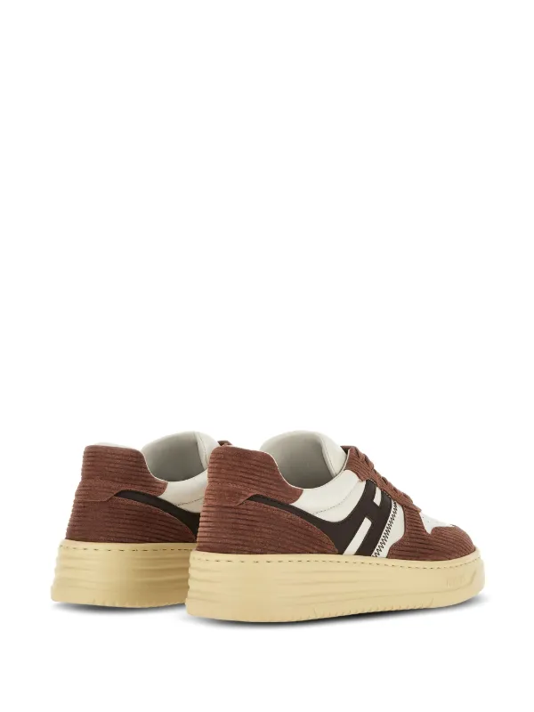 Hogan レザースニーカー | ブラウン | FARFETCH JP