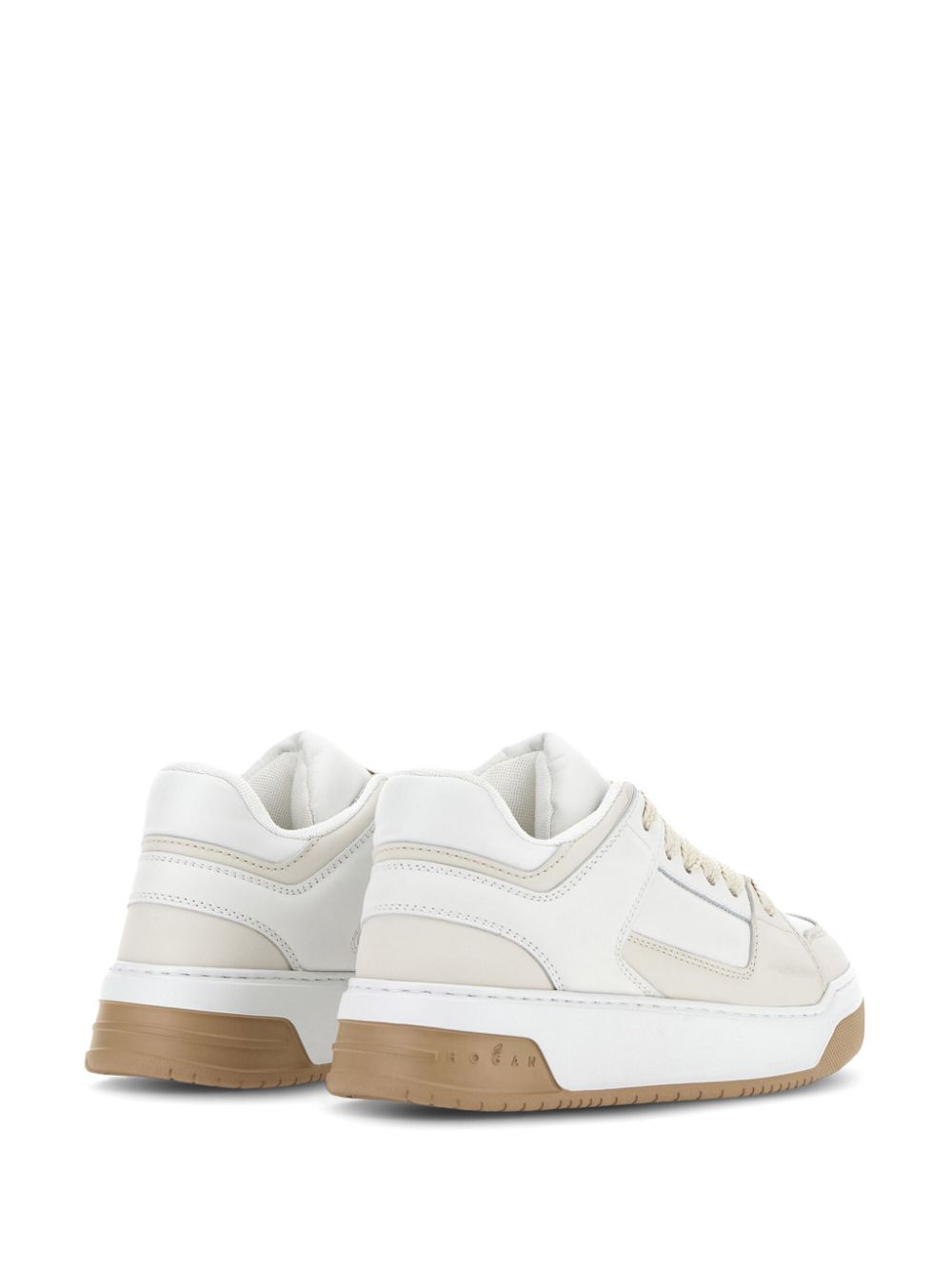 Hogan H667 leren sneakers Beige