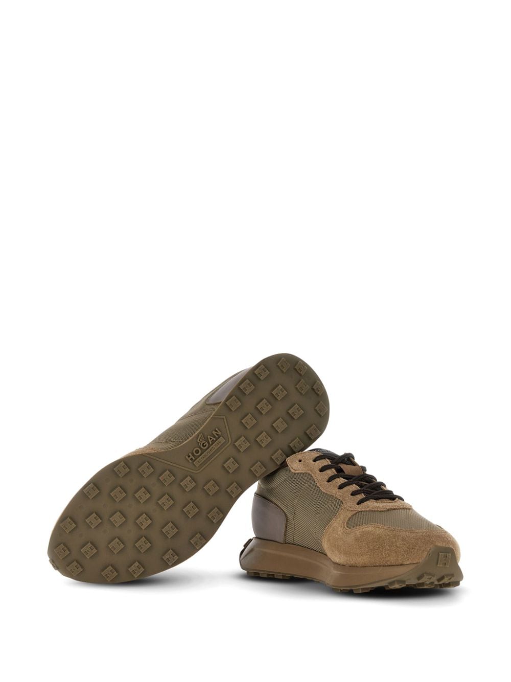 Shop Hogan H601 Low-top Sneakers In Neutrals