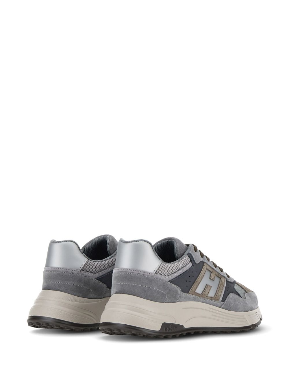 Shop Hogan Hyperlight Low-top Sneakers In Grau