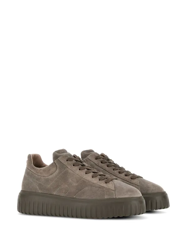 スニーカー HOGAN Sand Suede H-Stripes Sneakers Hogan H-Stripes Sneakers - Beige - Women | HXW6450FN306RNC808