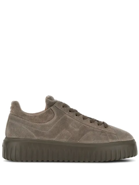 Hogan H-Stripes suede sneakers
