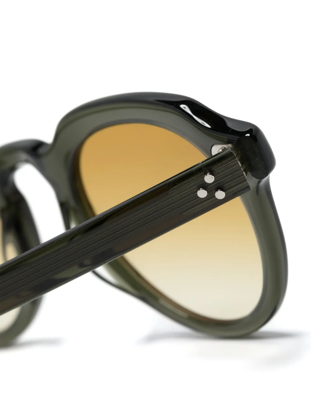 Moscot Gavolt Sun zonnebril met rond montuur Groen