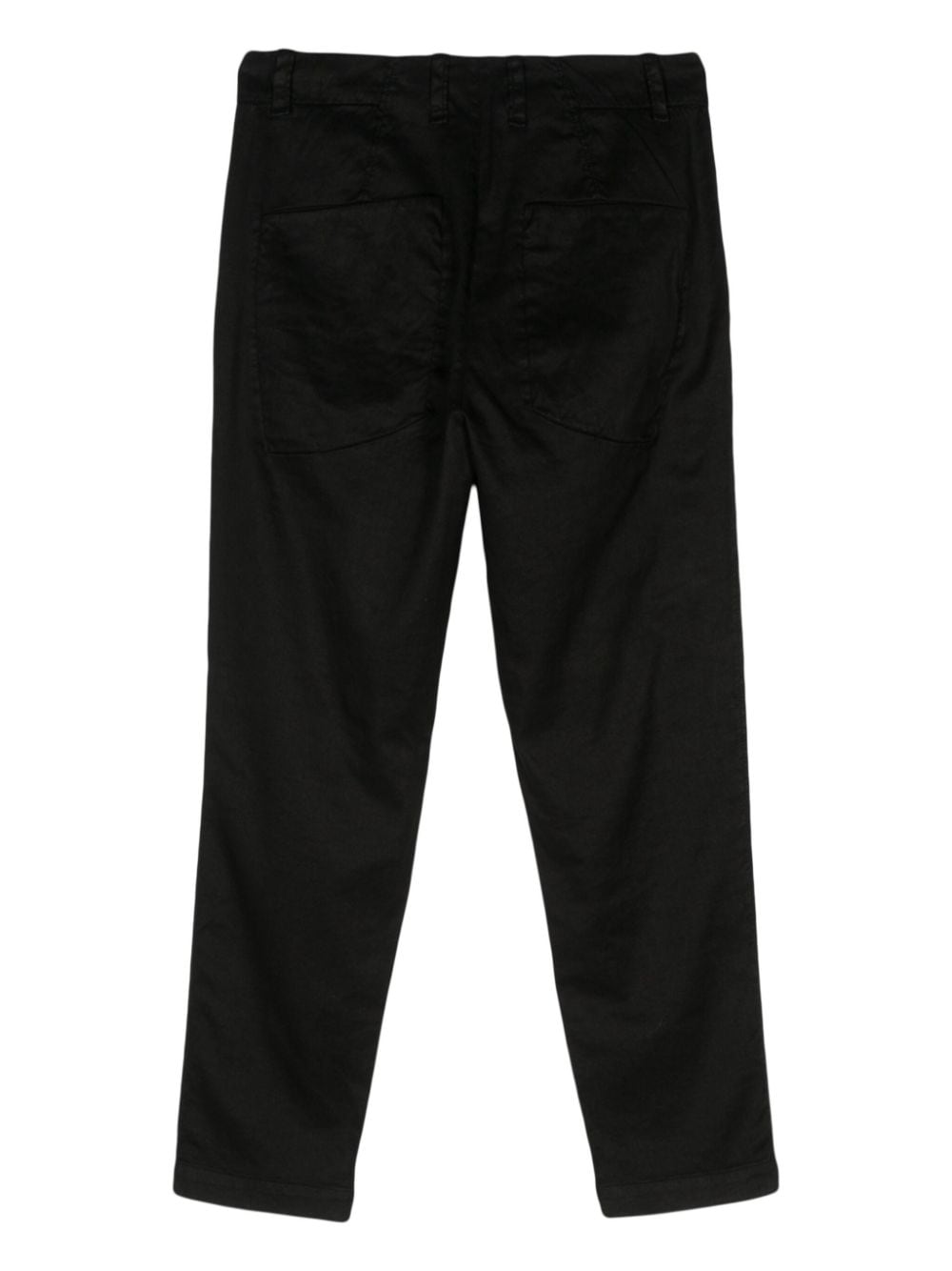 Shop Transit Twill Tapered Trousers In Black