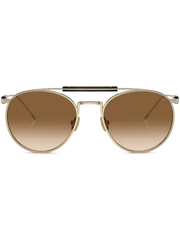 Brunello Cucinelli BC2004ST Round-frame Sunglasses in 501651