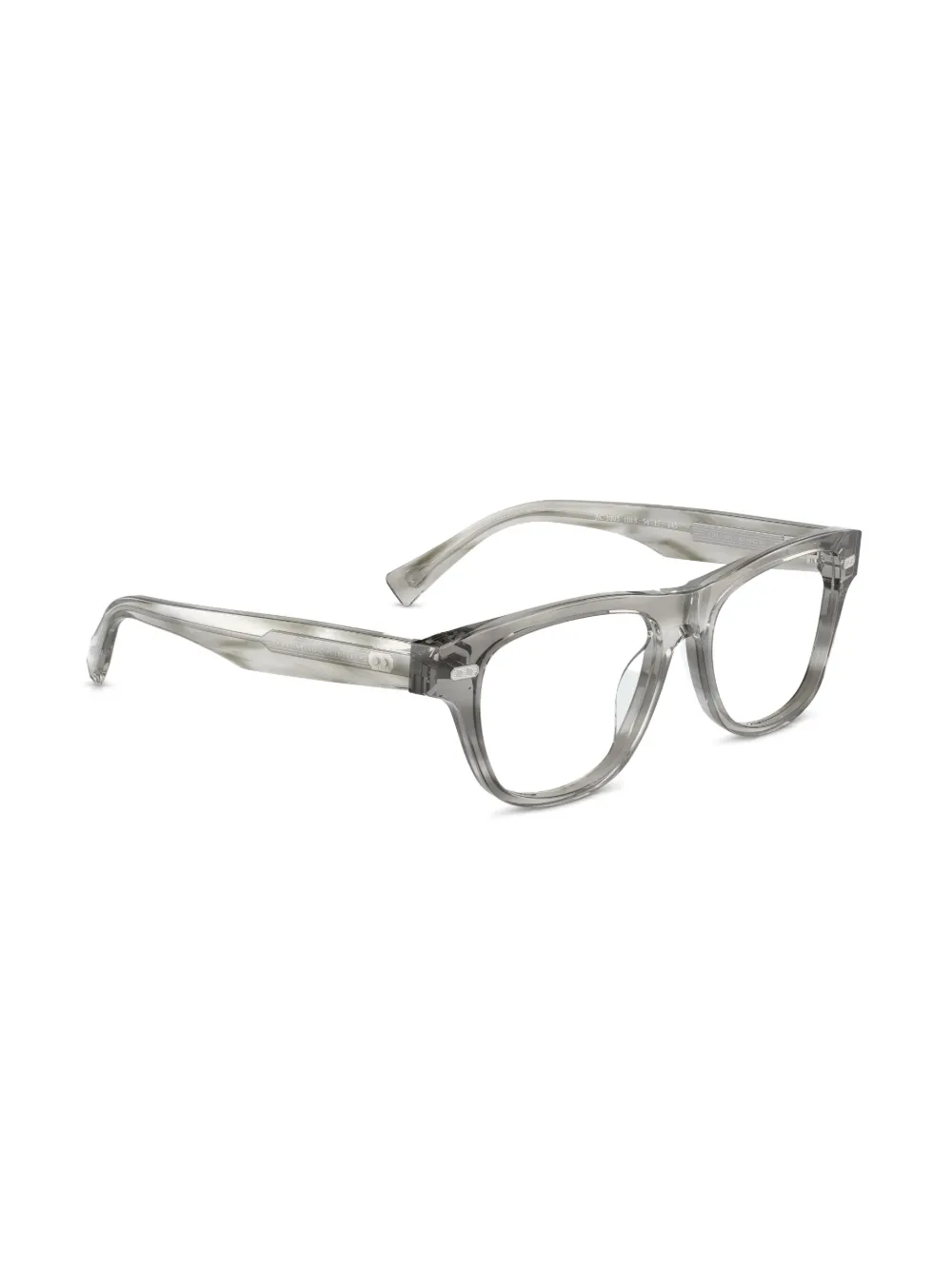 Brunello Cucinelli BC3005 bril met rechthoekig montuur Grijs