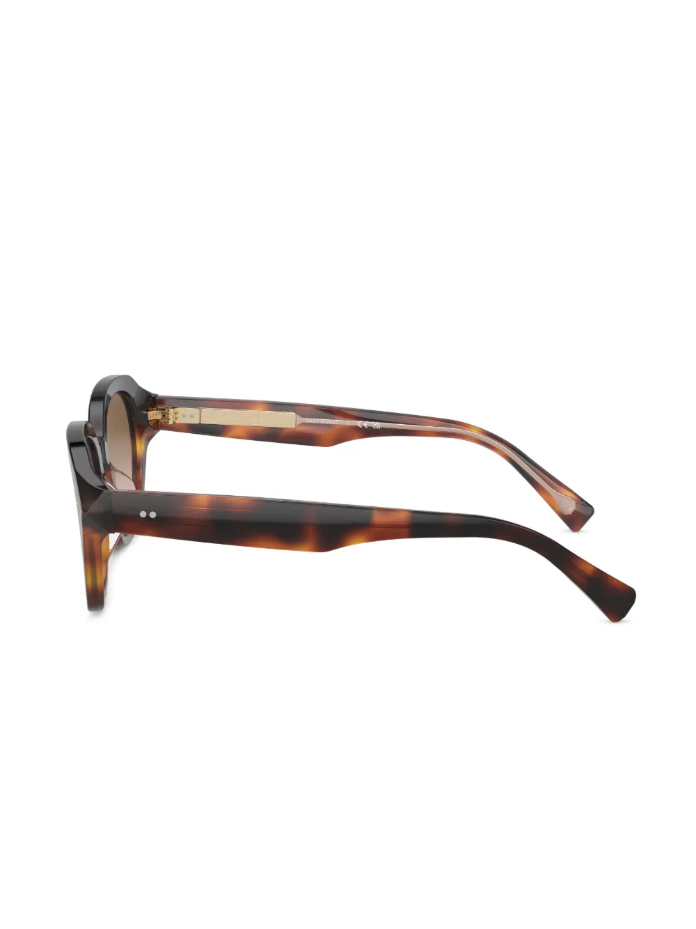 Brunello Cucinelli Bc4004s Round-frame Sunglasses In Multi