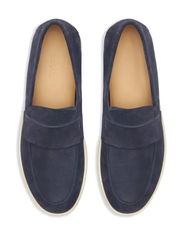スニーカー SCAROSSO SCAROSSO alberto leather Sneakers - blue Scarosso Lucio Suede Sneakers | Blue | FARFETCH