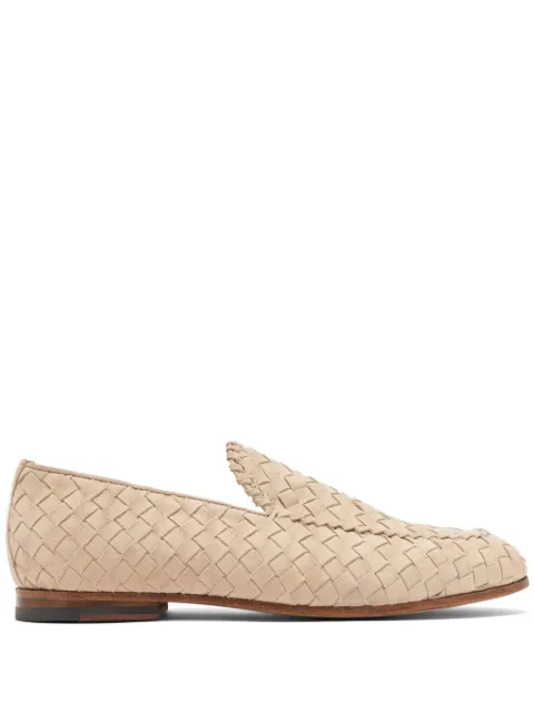 Scarosso Vittorio interwoven suede loafers