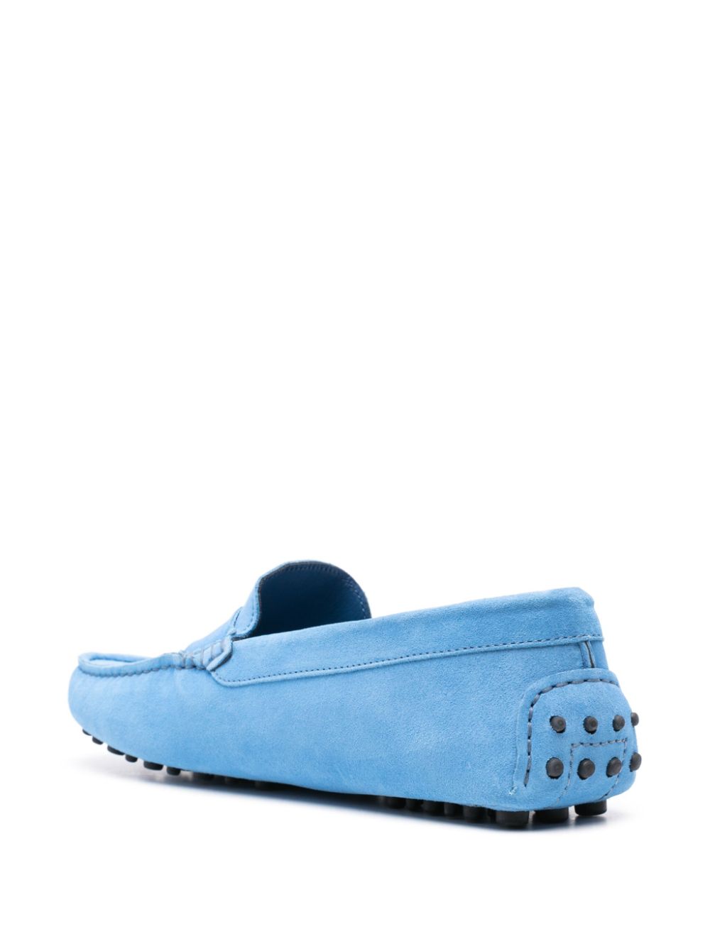 Scarosso Michael suède penny loafers Blauw