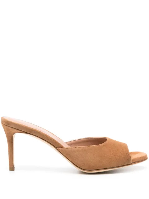 Scarosso 75mm Lohan suede mules