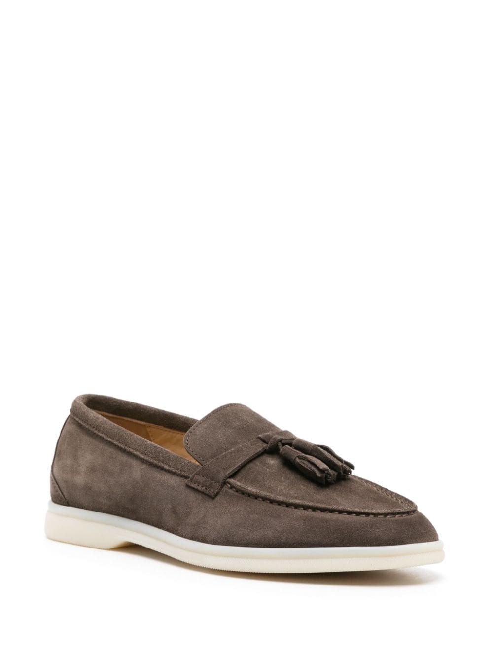 Scarosso Leandra suede loafers - Bruin