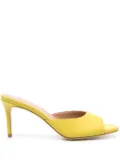 Scarosso 75mm Lohan leather mules - Green