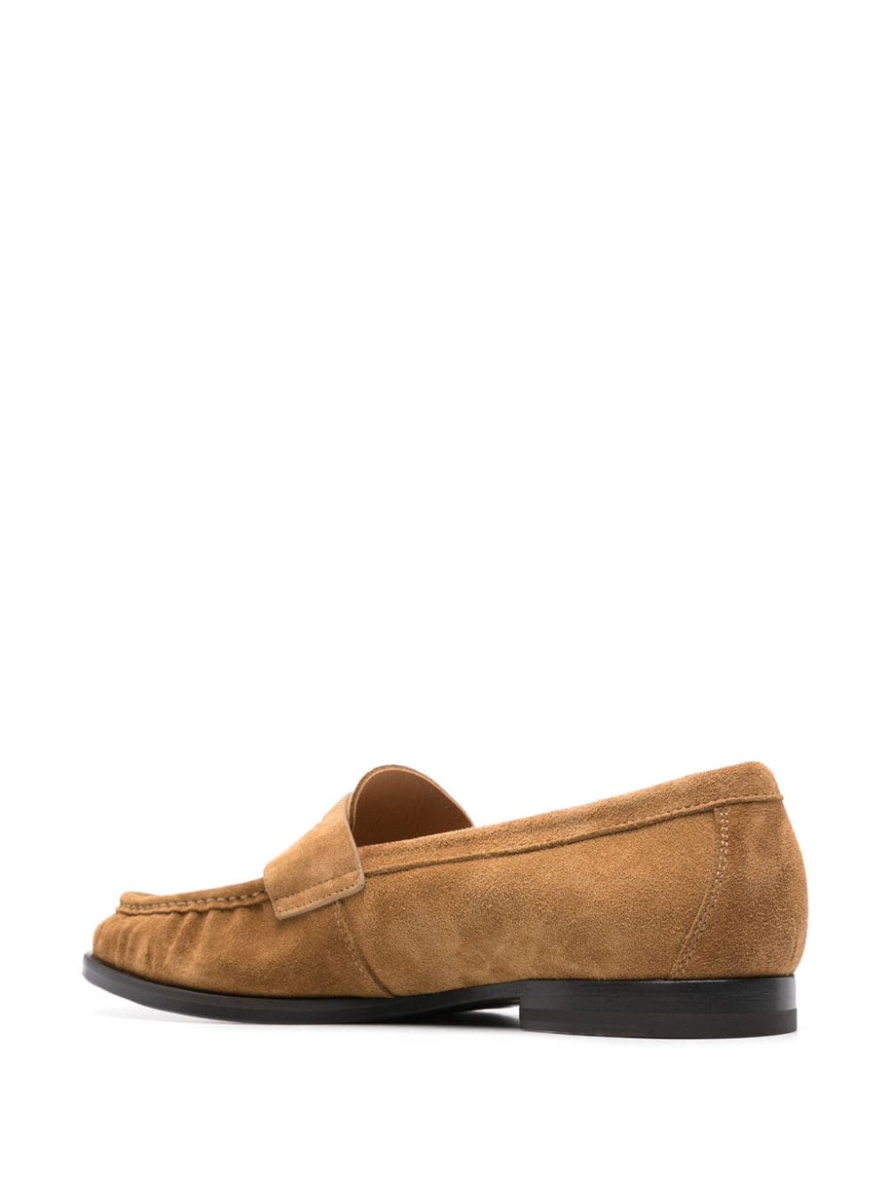 Shop Scarosso Fred Suede Loafers In Neutrals