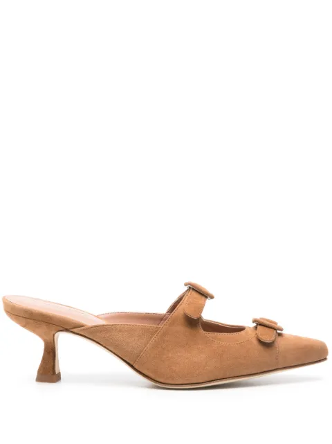 Scarosso 55mm Liz suede mules