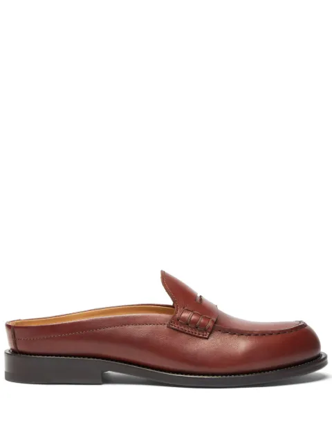 Scarosso Clementina leather mules