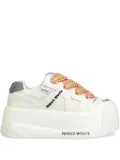 NAKED WOLFE Slider platform sneakers - White