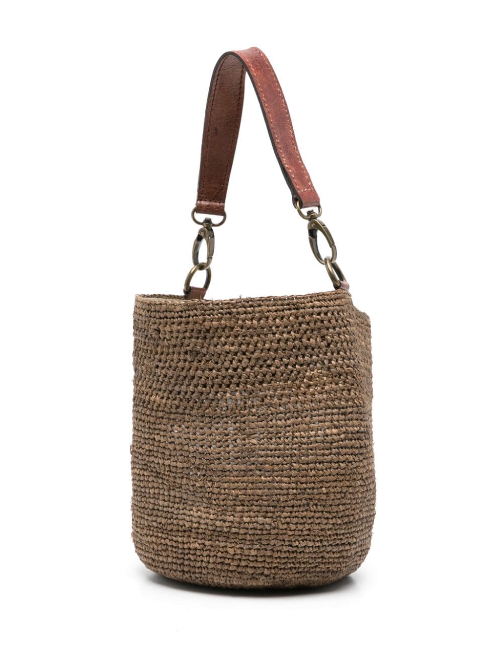 IBELIV Akama raffia shoulder bag - Bruin