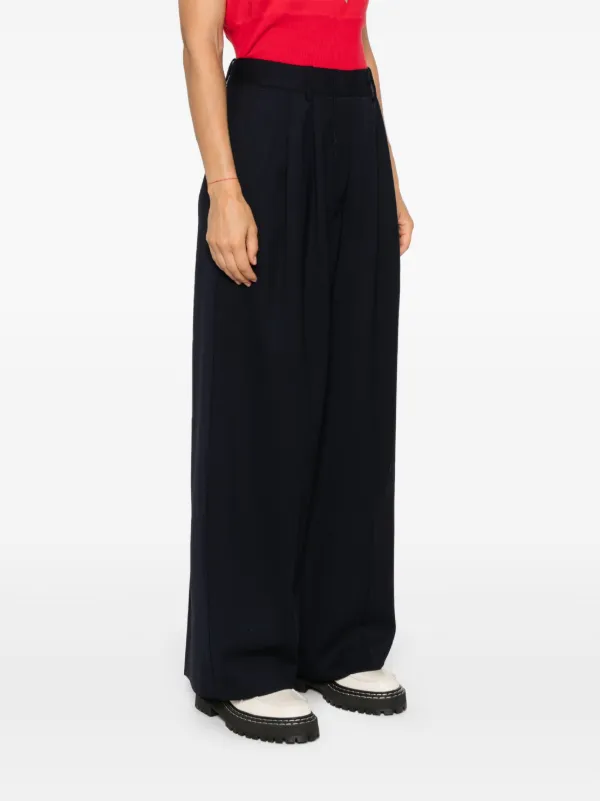 パンツ PAROSH Women Straight Pants LILIUXY24 D230131X012 Blue P.A.R.O.S.H. Liliuxy Trousers | Blue | FARFETCH