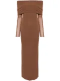 MANURI Amara 2.6 maxi dress - Brown