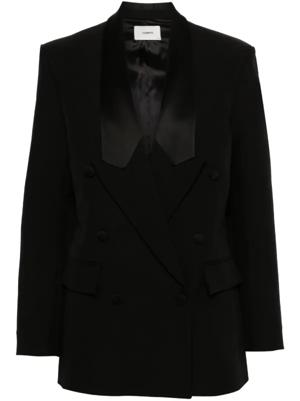 Coperni Double-breasted Blazer in Black