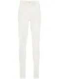 Blumarine perforated jersey leggings - White