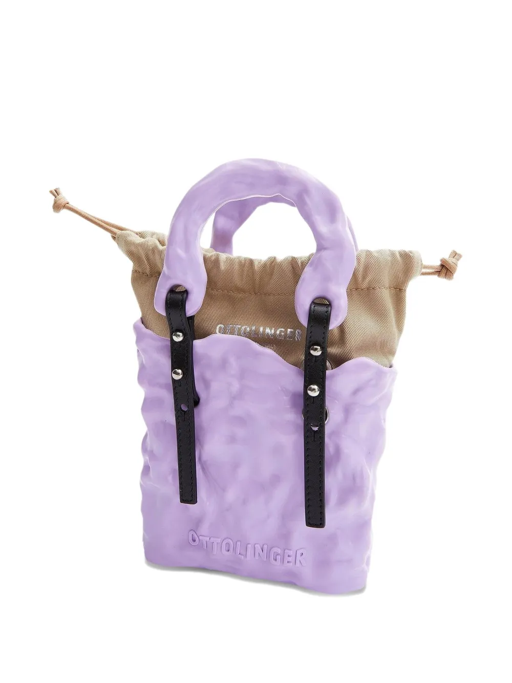 Ottolinger Signature Ceramic Shoulder Bag In Purple