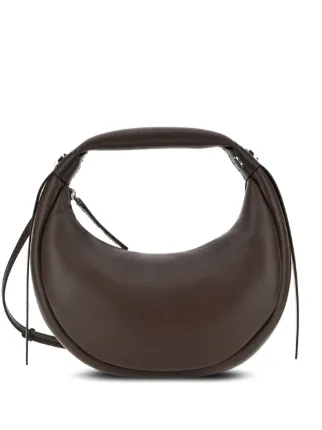 Hogan レザーホーボーバッグ | ブラウン | FARFETCH JP