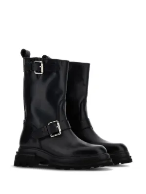 ショートブーツ・ブーティ HOGAN Woman Flat ankle boots Black HXW6450FF90BTM B999 23526141_53749677_300.jpg