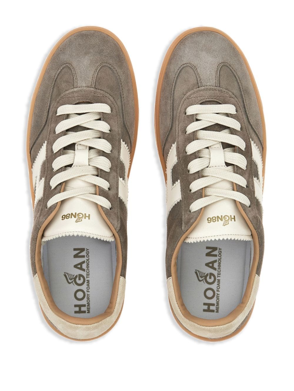 Hogan Cool low-top suède sneakers Groen