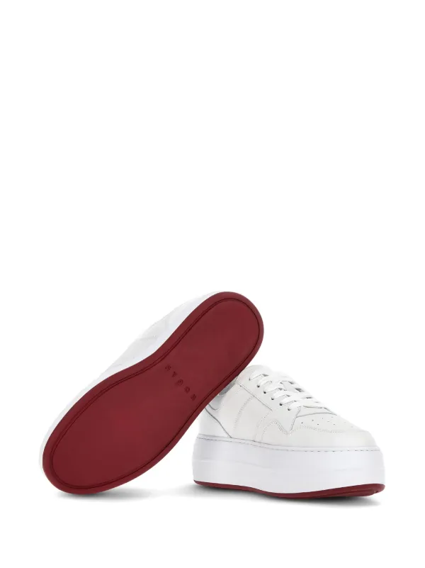 Hogan H670 Flatform Leather Sneakers | White | FARFETCH