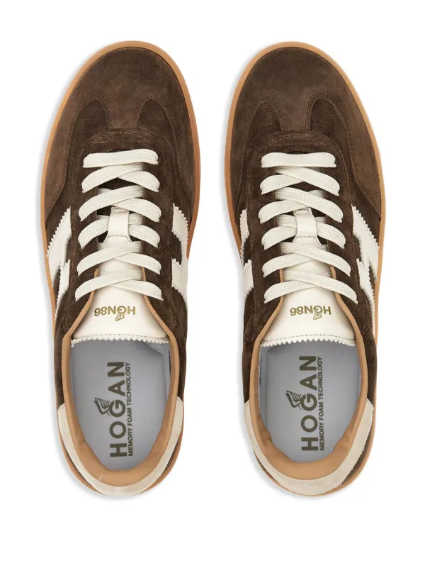 Hogan Cool low-top Suede Sneakers | Brown | FARFETCH