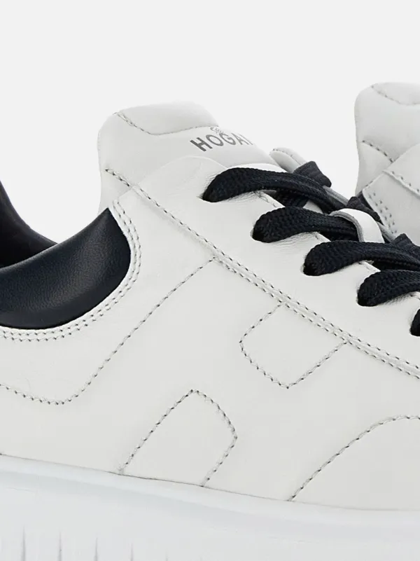 スニーカー HOGAN H-STRIPES - Leather trainers Hogan H-Stripes leather platform sneakers Hogan