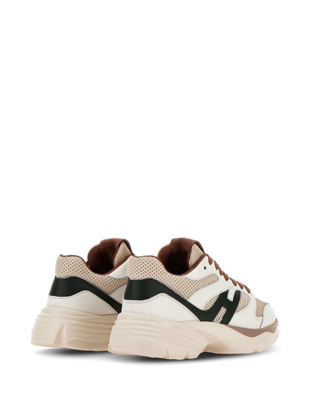 Hogan H665 sneakers met vlakken Beige