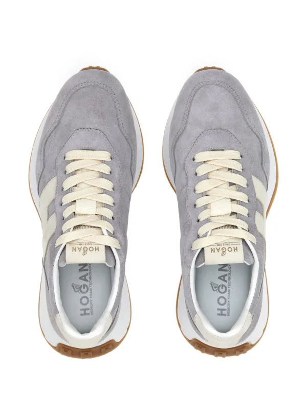 【送料&関税込】Hogan H641 Lace-up Sneakers Sneakers Hogan H641 WHITE, BROWN for Woman
