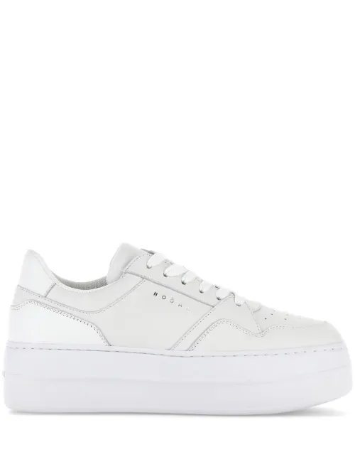 Hogan baskets en cuir - Blanc - Hogan - Modalova