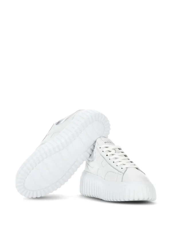 【送料&関税込】Hogan H-stripes Lace-up Sneakers Sneakers Hogan H-Stripes WHITE, BLUE for Man