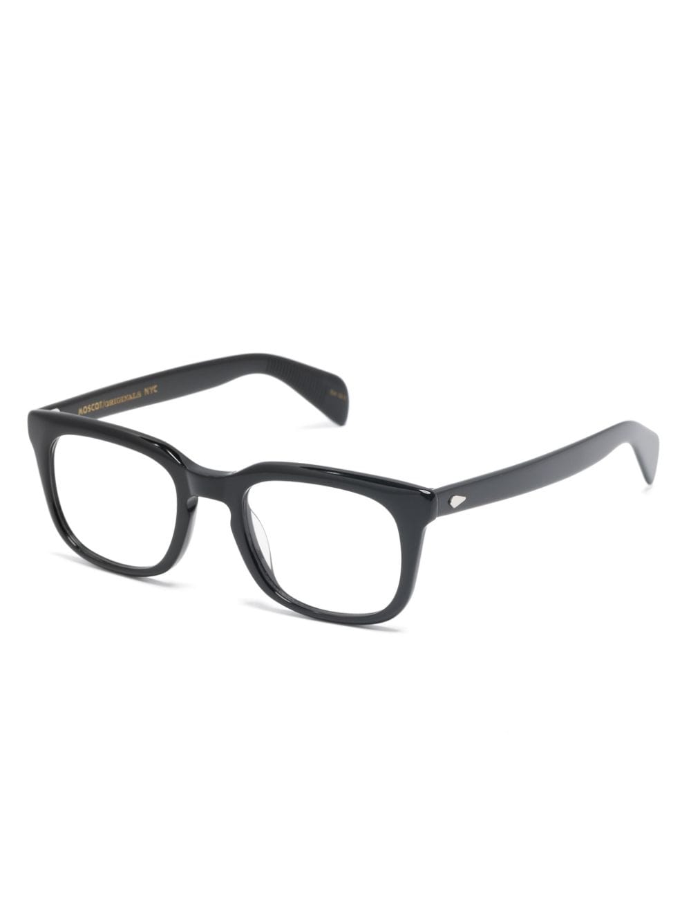 Moscot Shiddock bril met rechthoekig montuur - Zwart