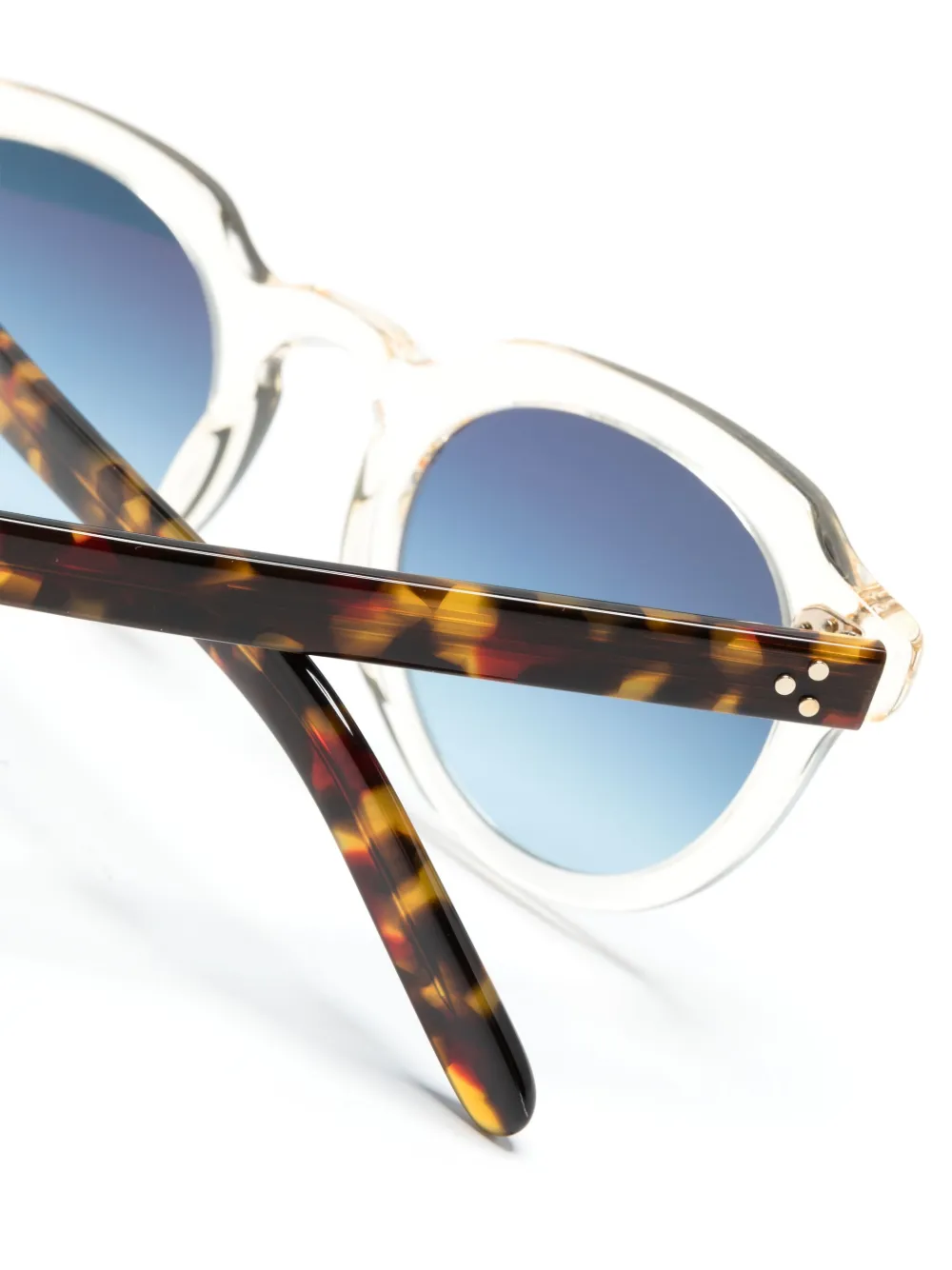 Moscot Zonnebril met wikkelmontuur Beige