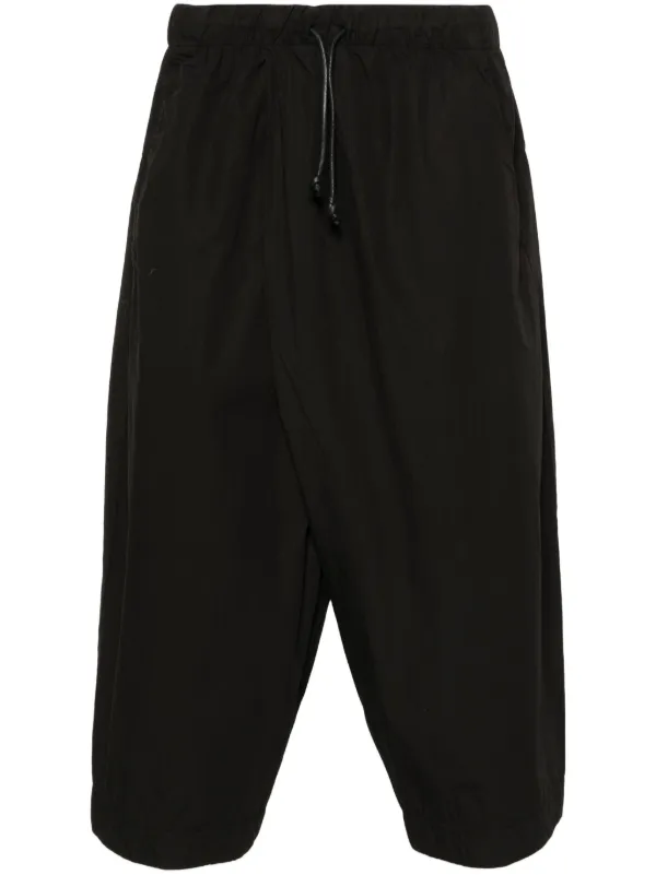 Transit Cotton Cropped Trousers | Black | FARFETCH