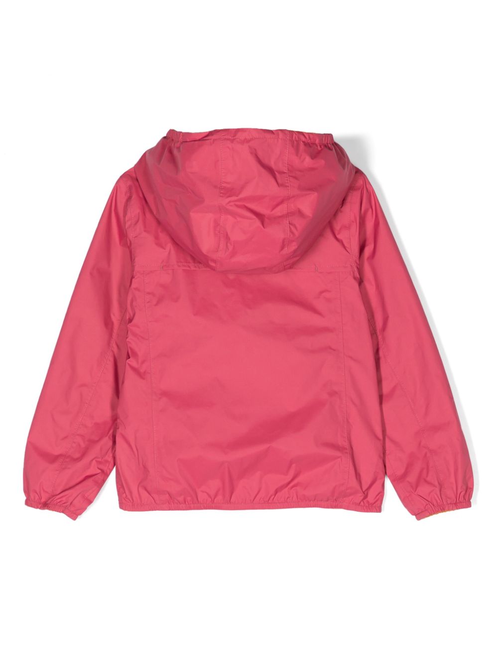 Shop K-way Lily Reversible Hooded Jacket In Pink